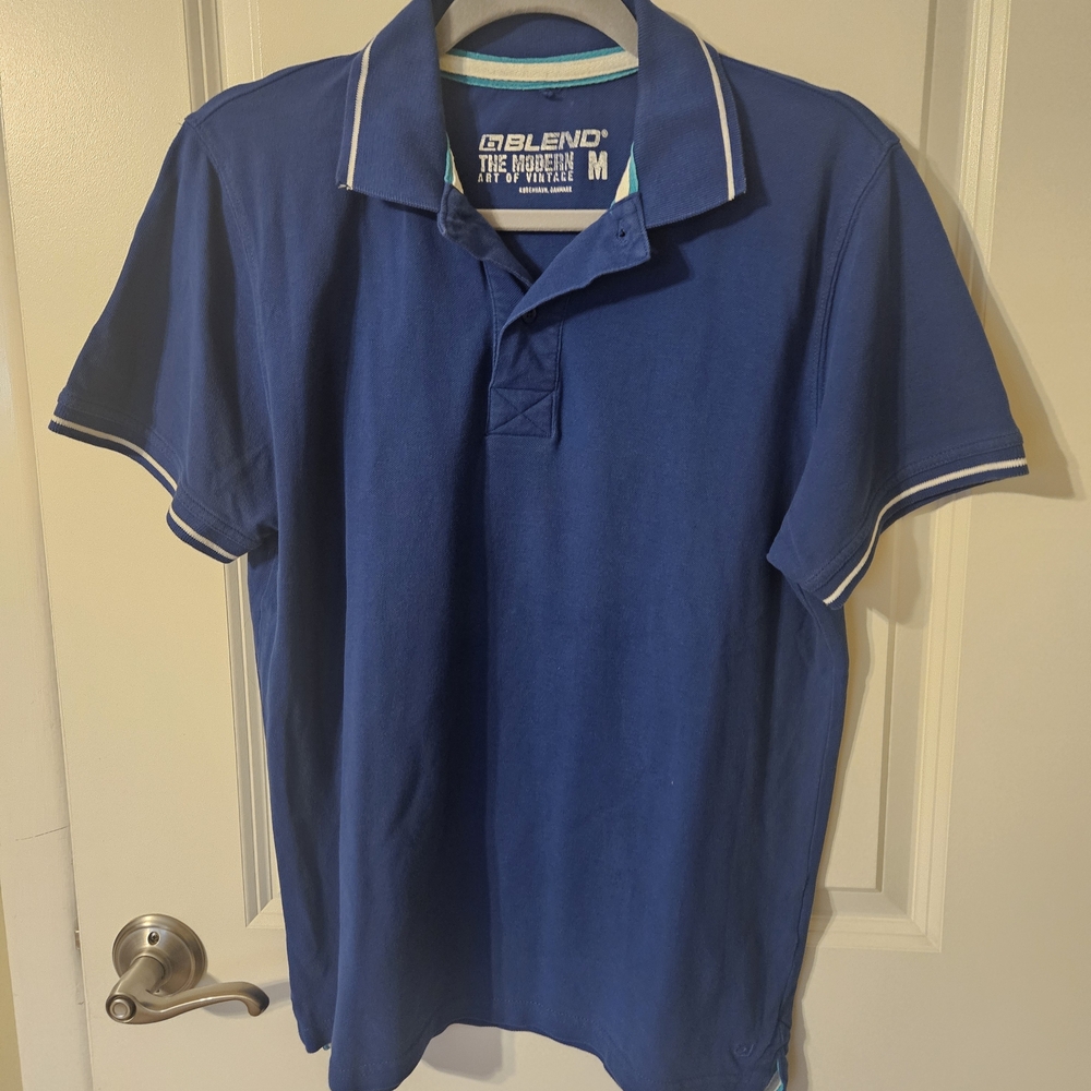 Men's Blue Polo Shirt